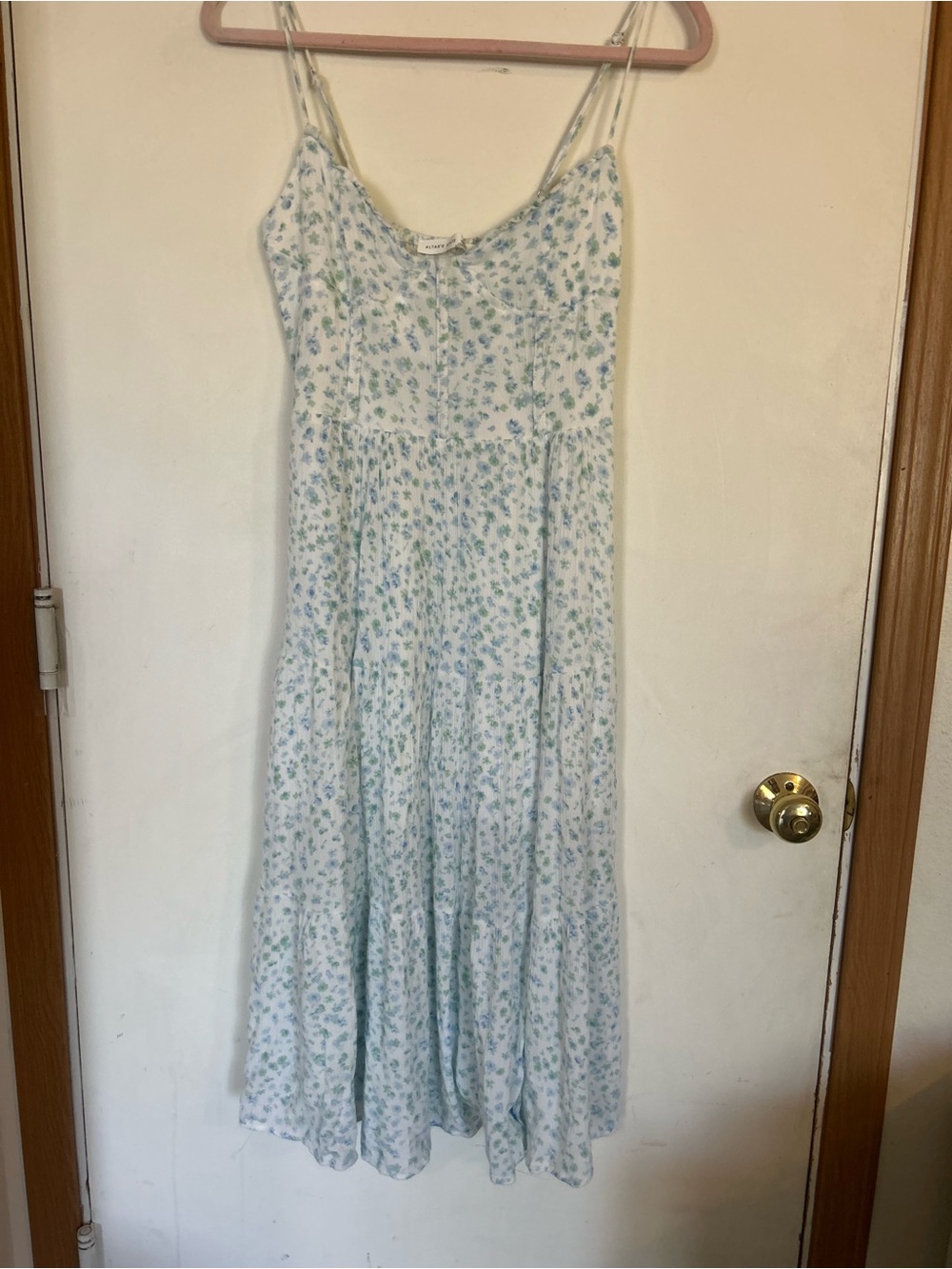 Alter'd State Small micro floral cottage core dress